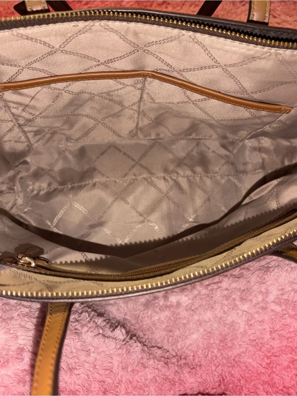 Michael Kors Brown MK Logo Tote